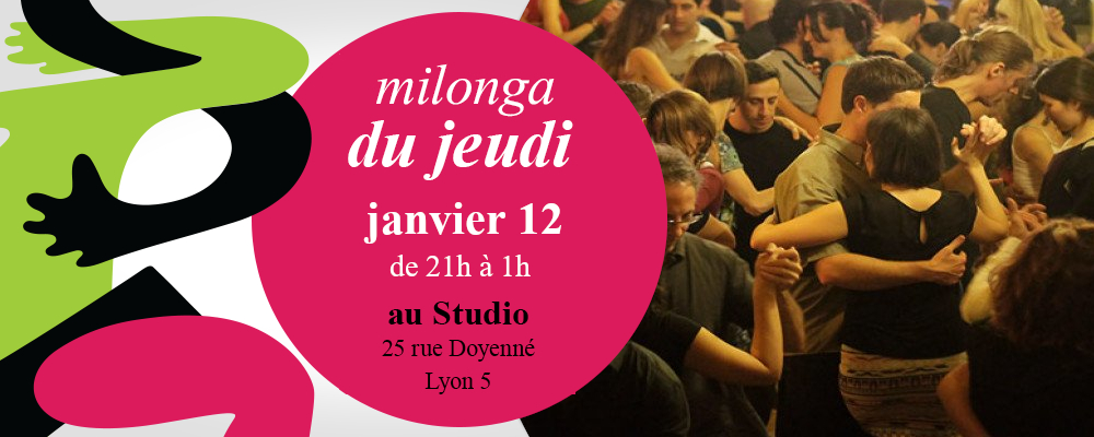 Milonga du Jeudi 12 janvier 2023