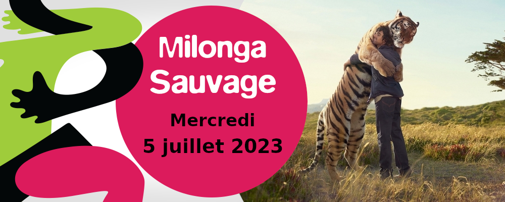Milonga Sauvage mercredi 5 juillet 2023 Place Benoit Crépu
