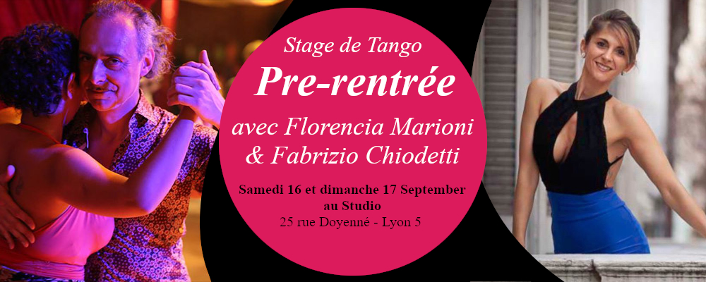 Stage Tango de pre-rentrée Sam. 16 et Dim. 17 septembre 2023