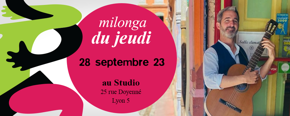 Read more about the article Milonga du Jeudi 28 sept. avec Concert de Nico Spreafico