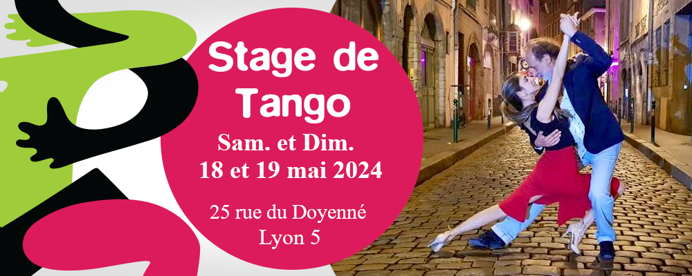 Stage de Tango, Valse et Milonga 18-19 mai av. F. Marioni et F. Chiodetti