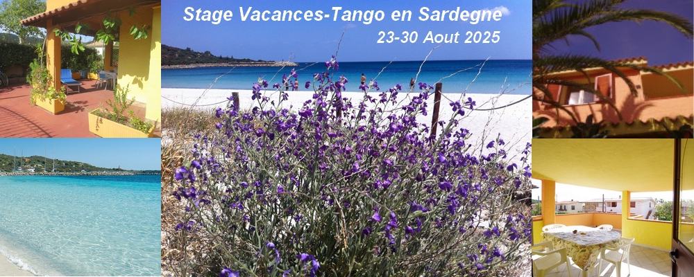 Stage Vacances-Tango en Sardegne du 23 au 30 aout avec Florencia et Fabrizio