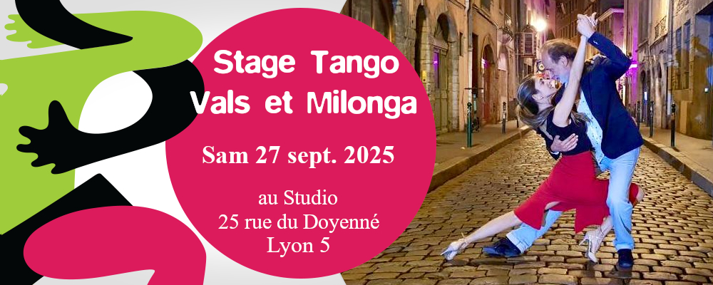 Read more about the article Stage Tango, Valse et Milonga Sam. 27 sept. avec Florencia et Fabrizio