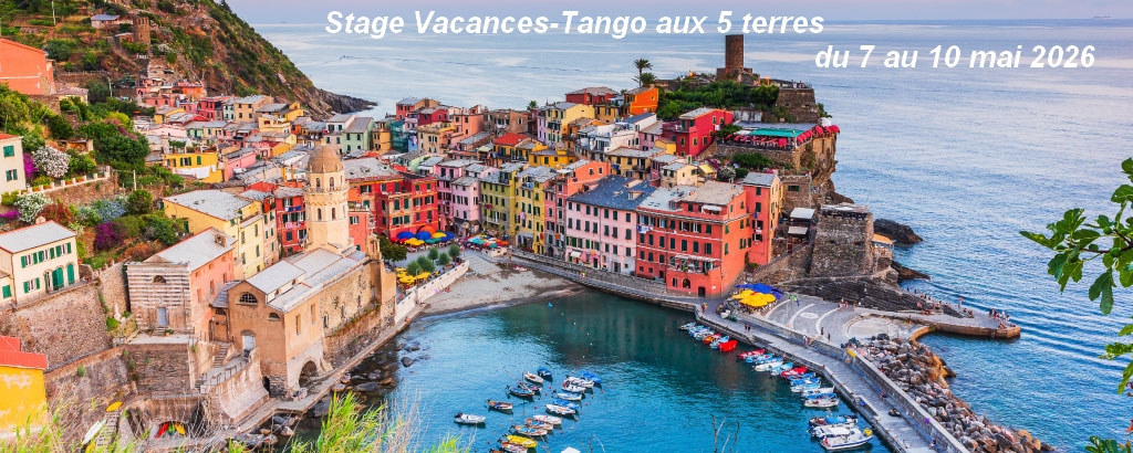 You are currently viewing Stage Vacances-Tango à Lavagna (5 Terres) 7-10 mai 2026