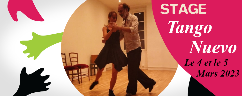 Read more about the article Stage de Tango Nuevo Sam. 4 et Dim. 5 Mars 2023